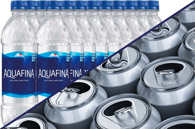 Aquafina Says Peace Out To Plastic Bottles, Hello Canned Water