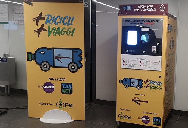When In Rome: Exchange Plastic Bottles For A Ride On The Metro