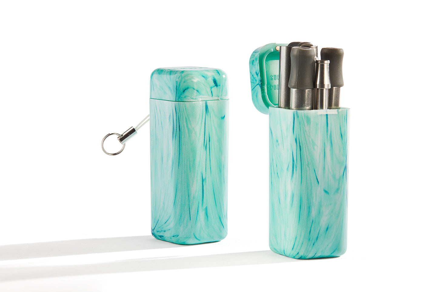 Seal the Deal Teal Tie-Dye / Silver