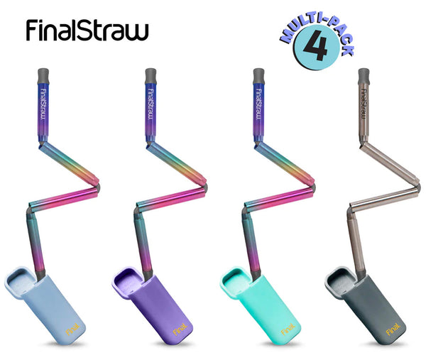 Final Straw Collapsible Reusable Stainless Steel Straw-Artic Melt Blue -  Spoons N Spice